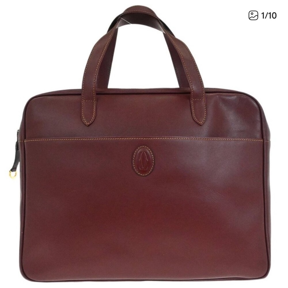 Must de Cartier women’s burgundy handbag